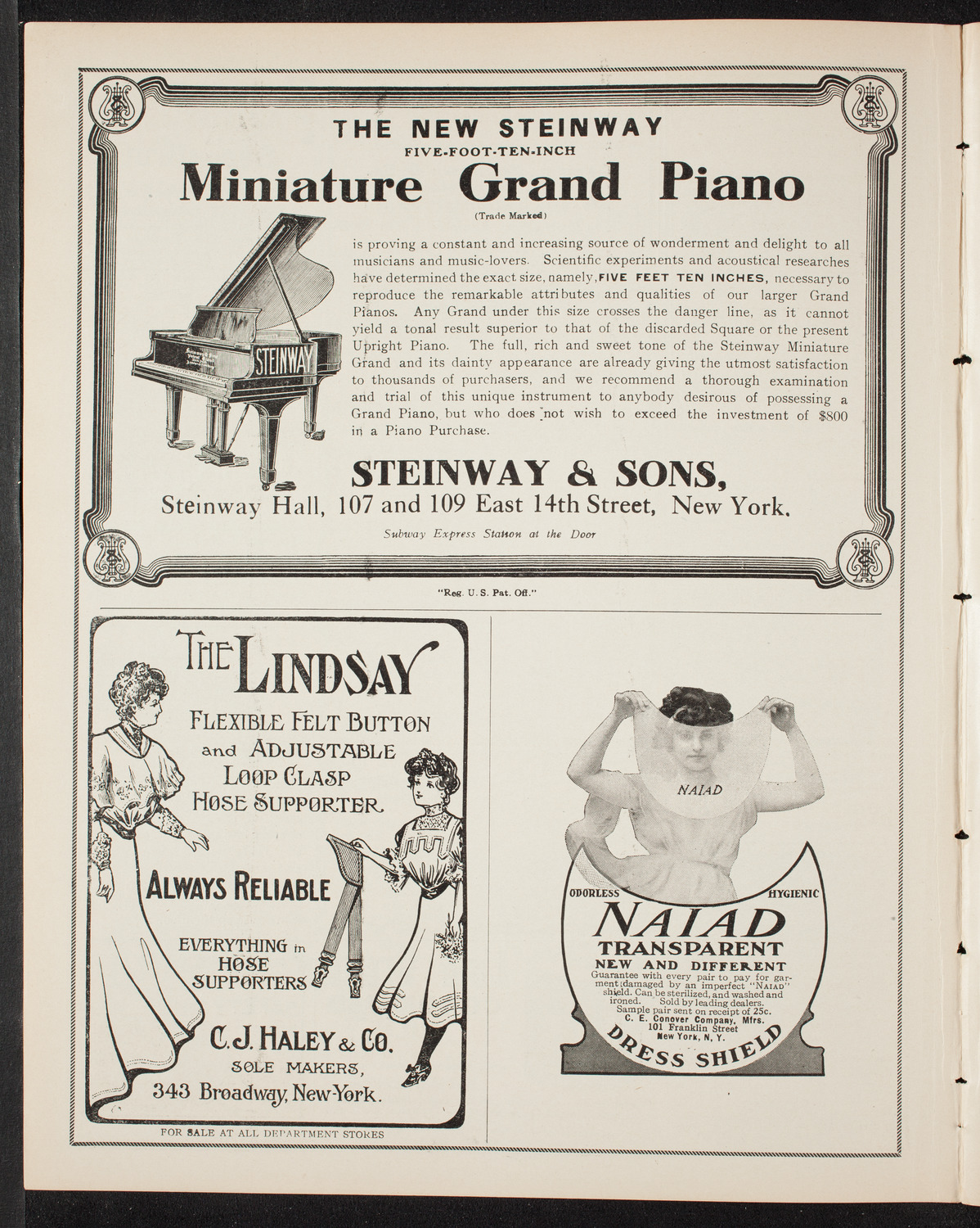 The Civic Forum, April 28, 1908, program page 4