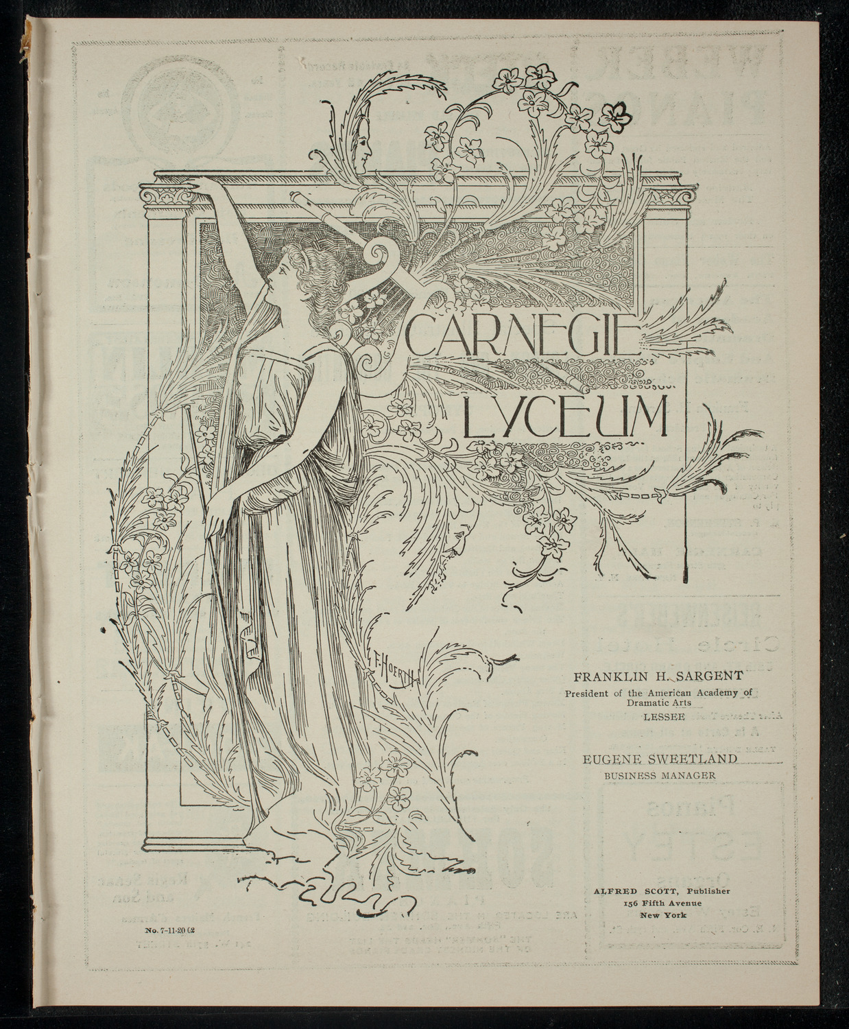 Elmendorf Lecture: London and the Coronation, November 20, 1902, program page 1