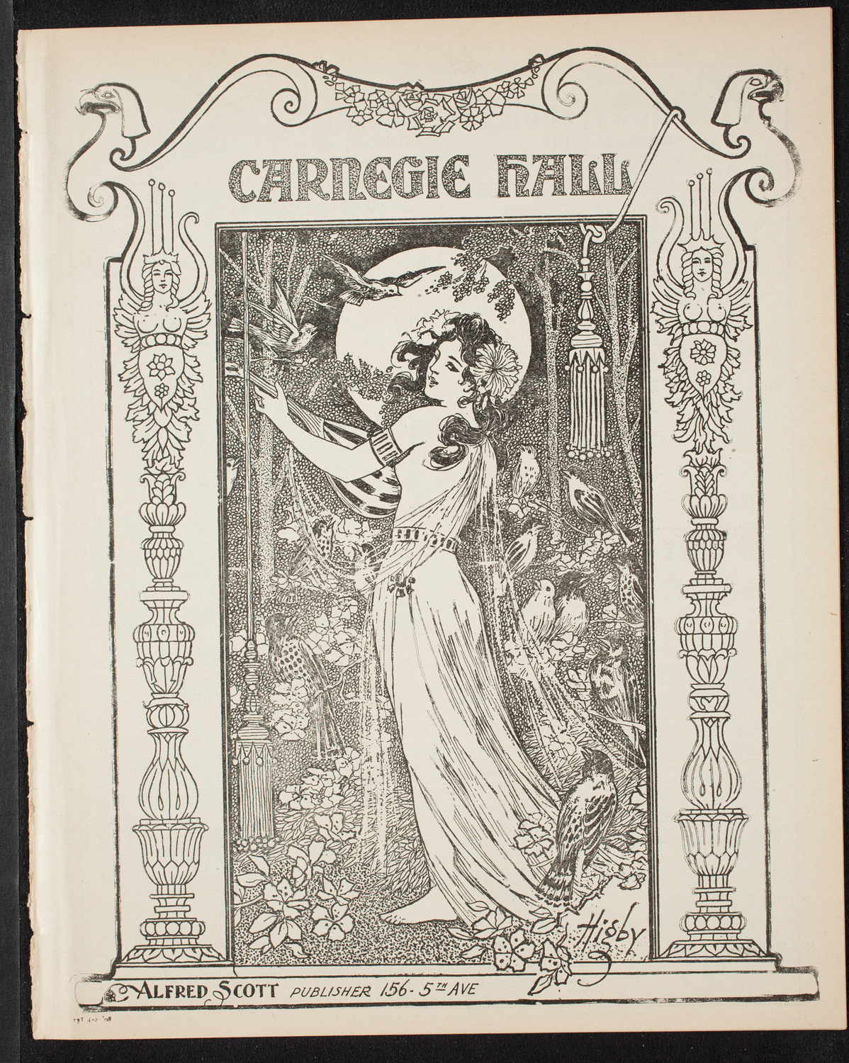 Goethe Festival Faust Centenary, April 2, 1908, program page 1