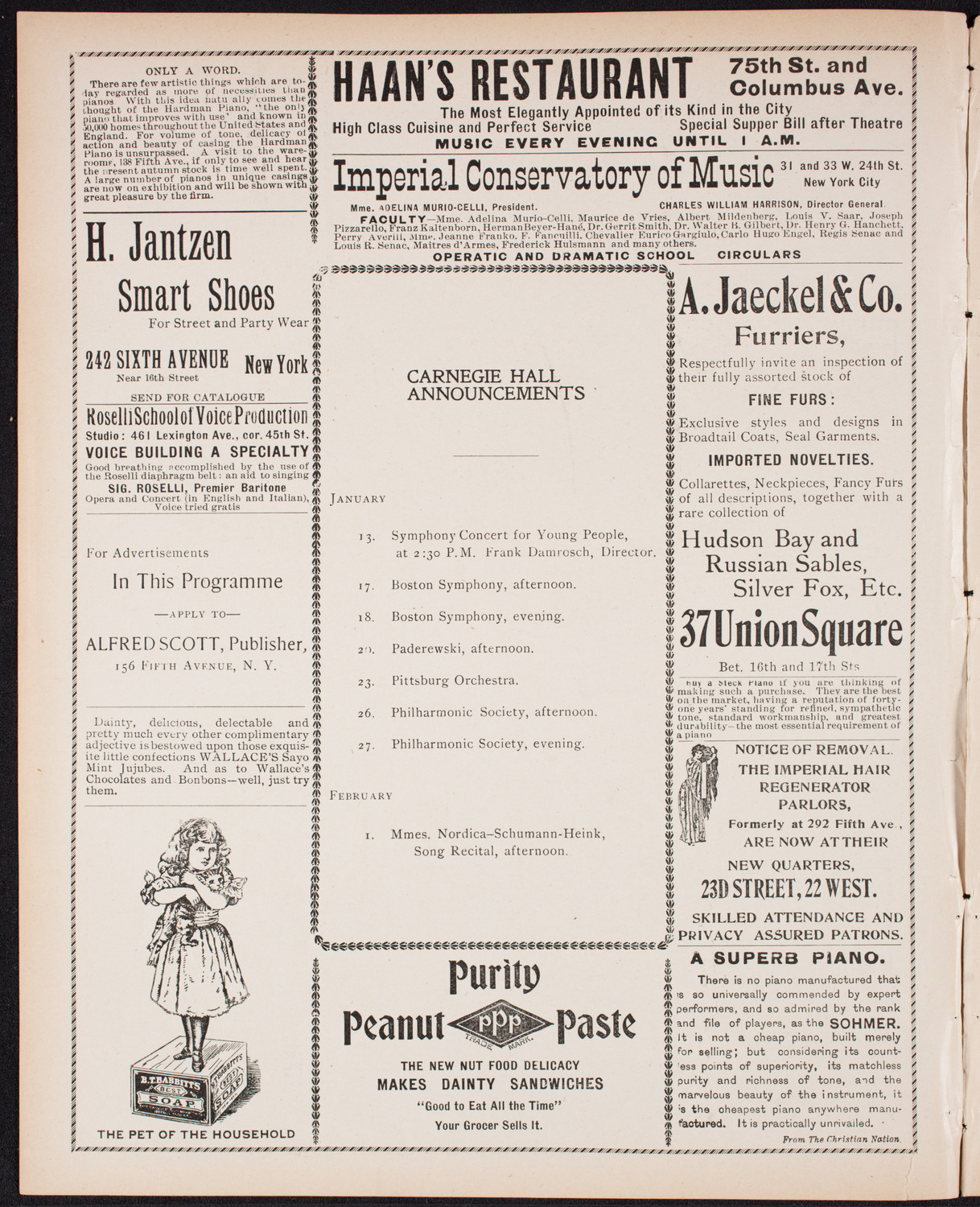 Memorial: Dwight L. Moody, January 8, 1900, program page 2