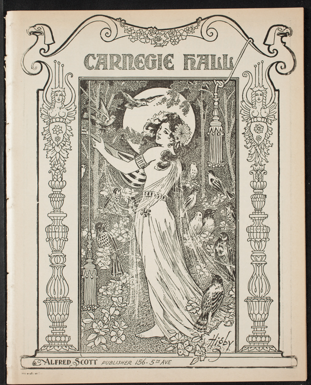 Russian Symphony Society of New York, February 28, 1907, program page 1