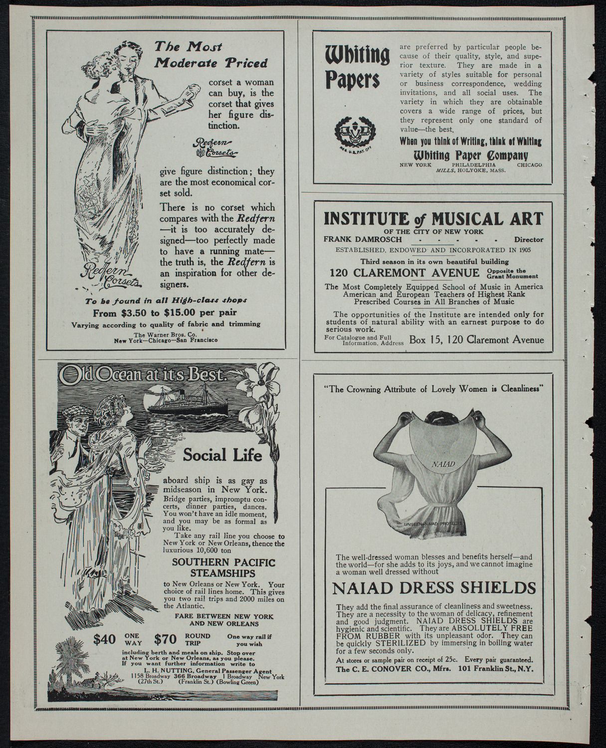 Russian Symphony Society of New York, April 23, 1913, program page 2