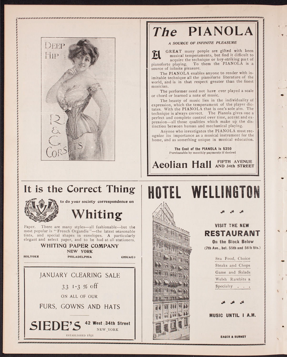 New York Festival Chorus, February 1, 1903, program page 6