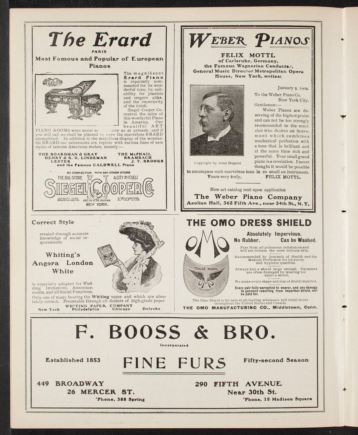People's Symphony Concert, February 17, 1905, program page 6
