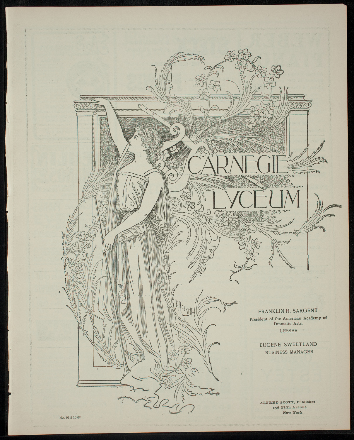 Violin Recital by Pupils of Carl Hauser, May 10, 1902, program page 1