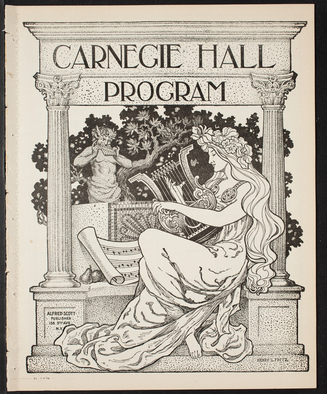 Oratorio Society of New York, February 9, 1904, program page 1