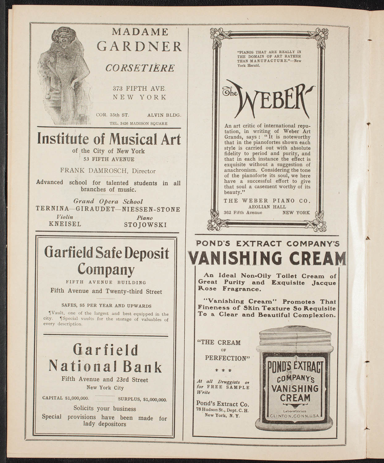 Russian Symphony Society of New York, February 10, 1910, program page 6