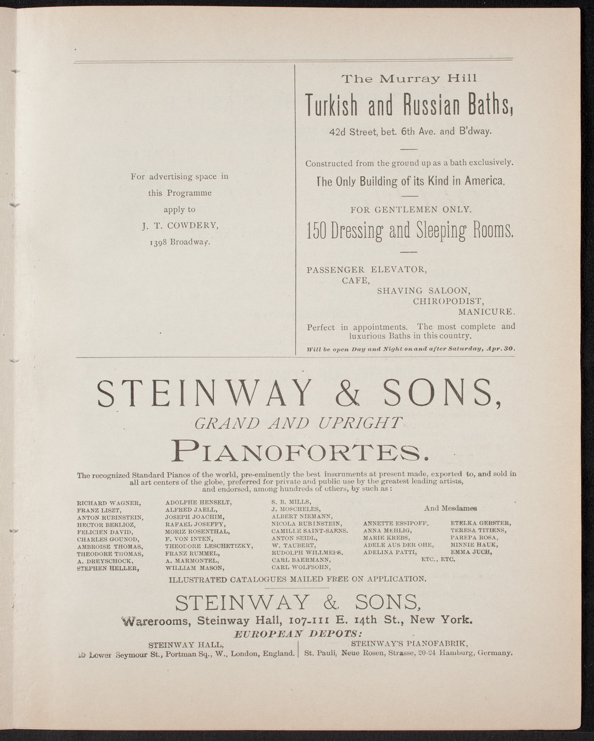 Graduation: College of Pharmacy of the City of New York, May 3, 1892, program page 7