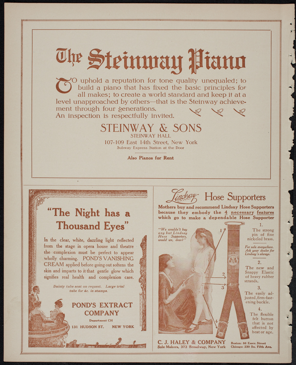 Elmendorf Lecture: Java, November 23, 1913, program page 4