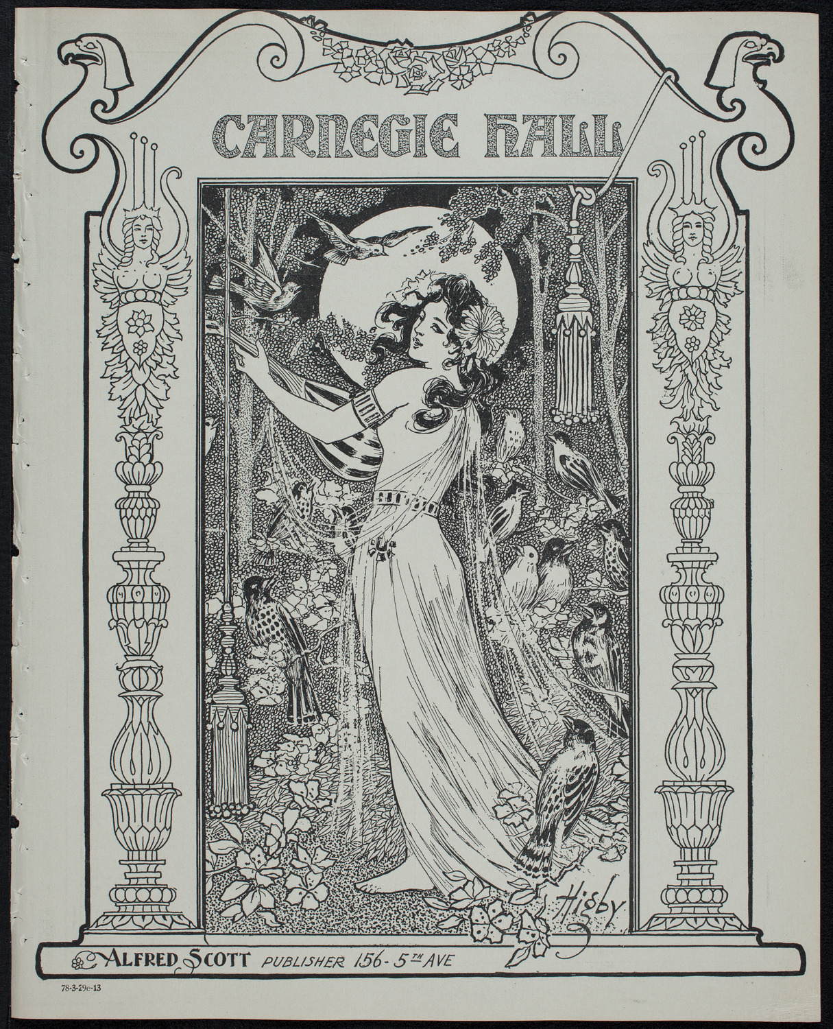 New York Banks' Glee Club, March 29, 1913, program page 1