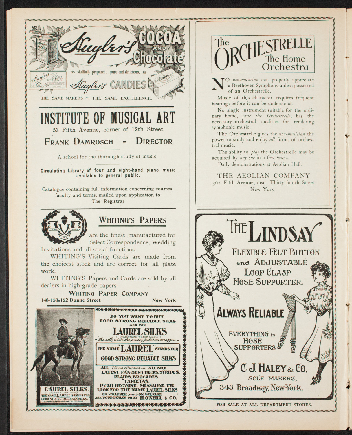 Oratorio Society of New York, March 19, 1907, program page 6