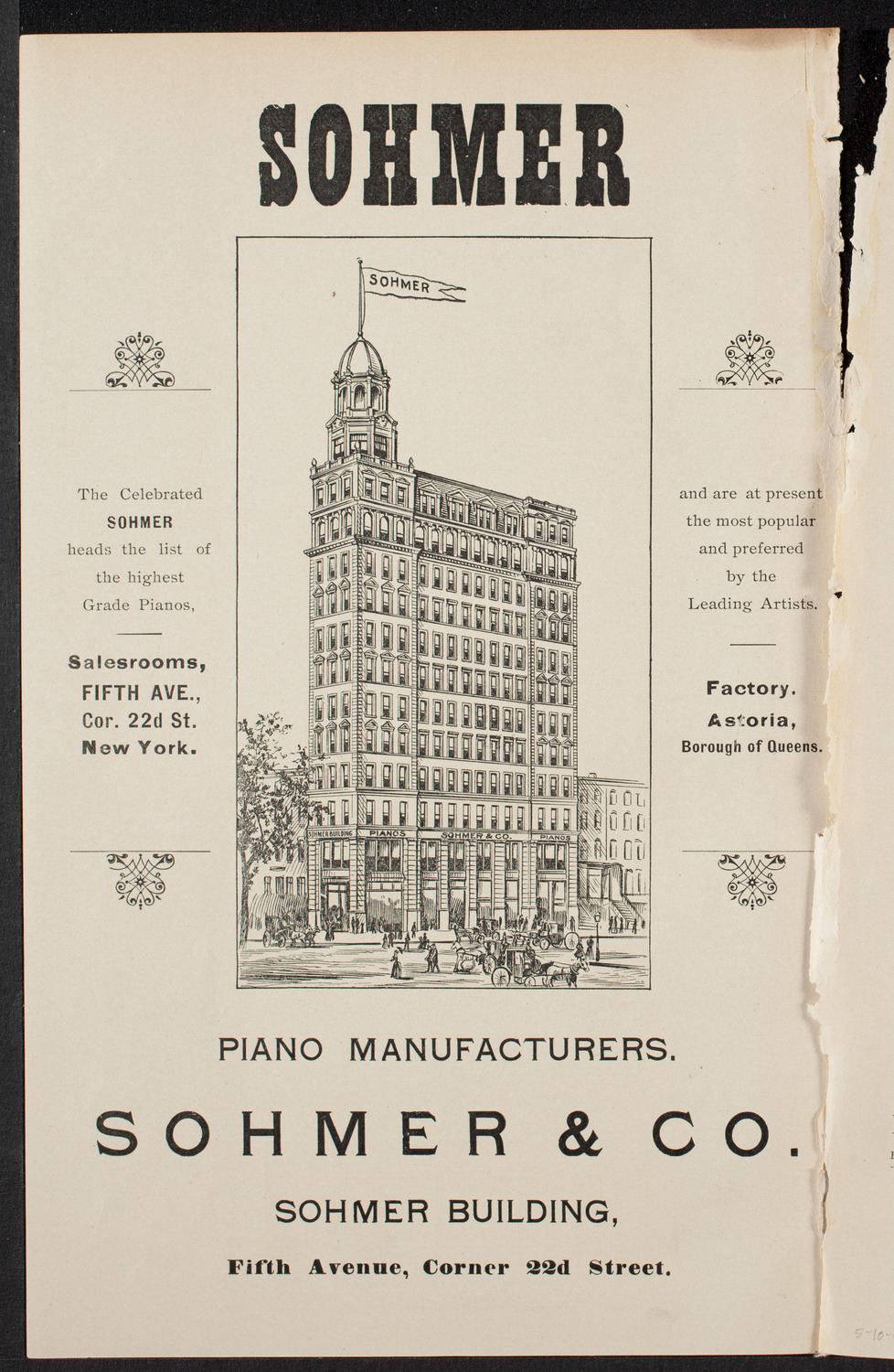 Mandolin, Guitar and Banjo Concert, April 24, 1899, program page 2