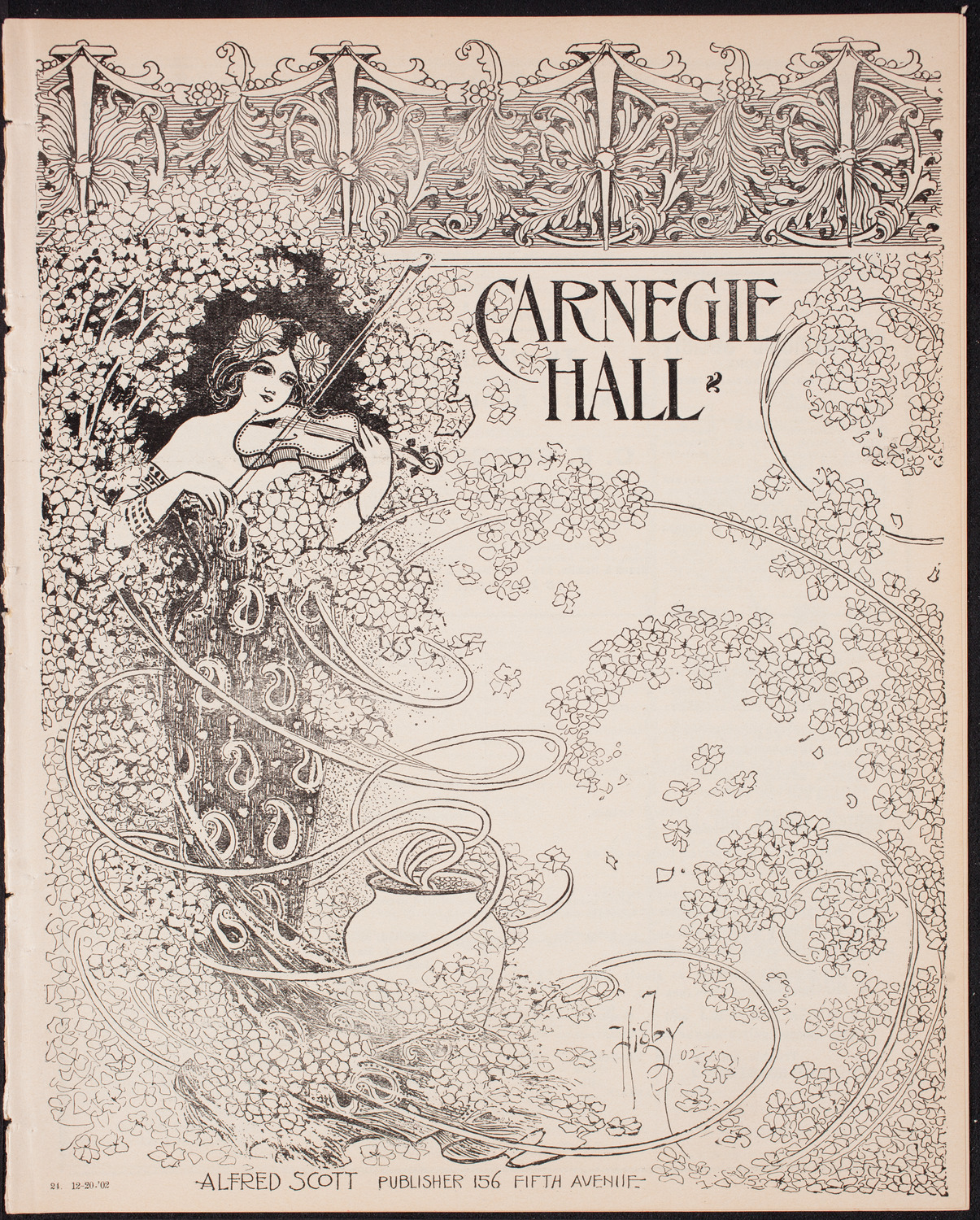 Symphony Concert for Young People, December 20, 1902, program page 1