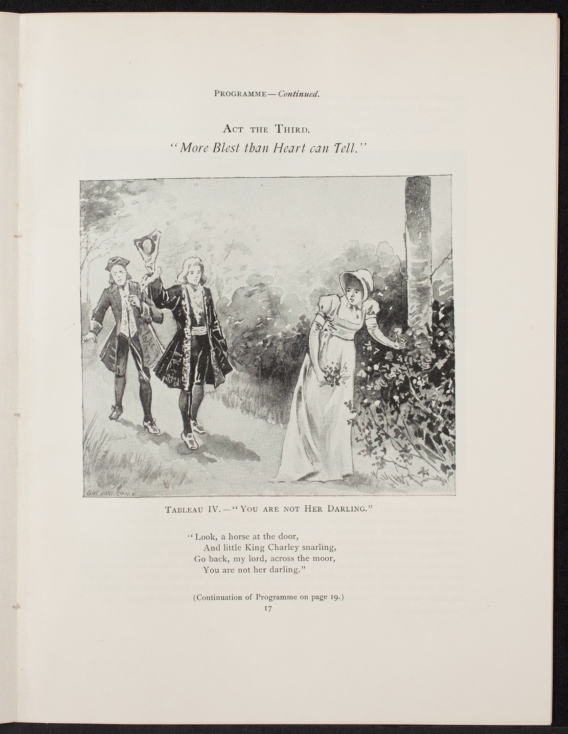 Tennyson's "Maud", April 23, 1892, program page 18