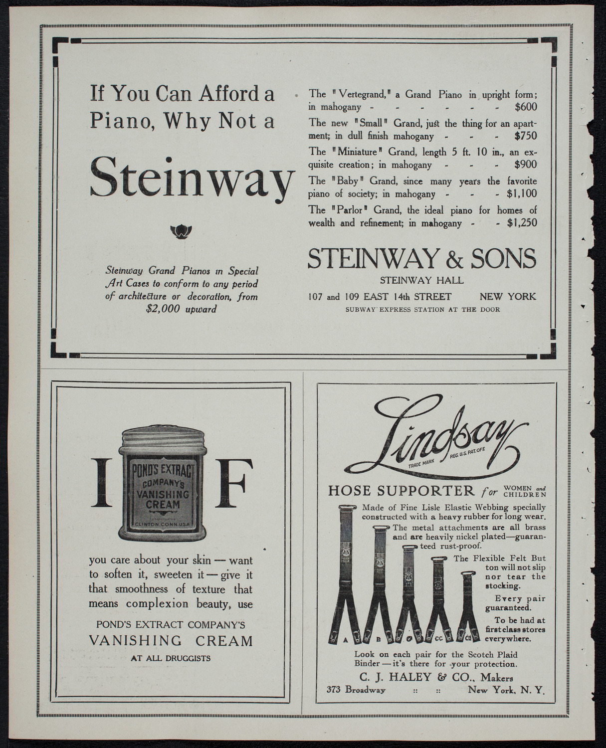 Clara Butt and Kennerley Rumford, February 4, 1913, program page 4
