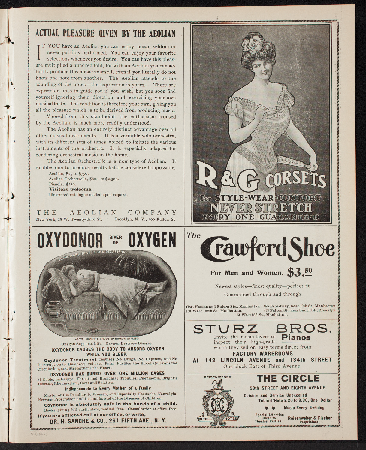 Memorial: Gunnar Wennerberg, May 4, 1902, program page 9