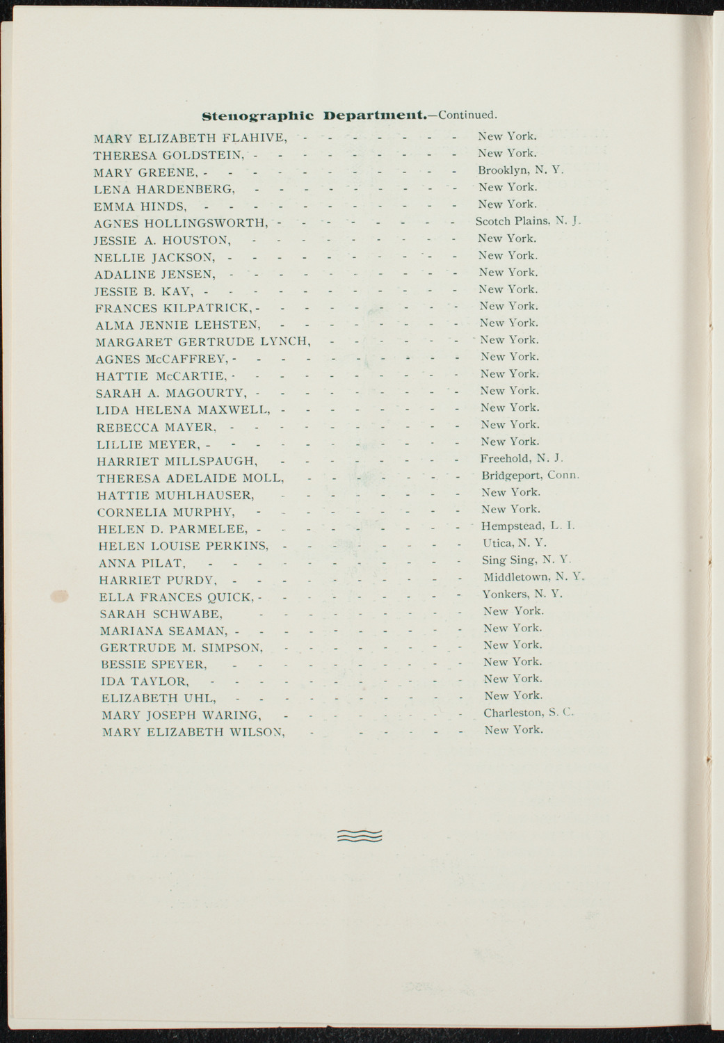 Graduation: Packard's Business College, May 21, 1891, program page 6