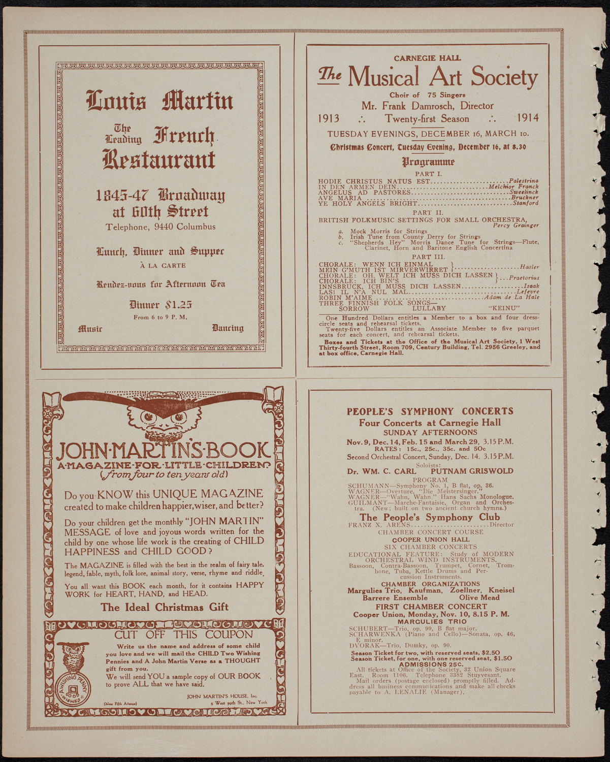 Elmendorf Lecture: Western India, November 9, 1913, program page 8