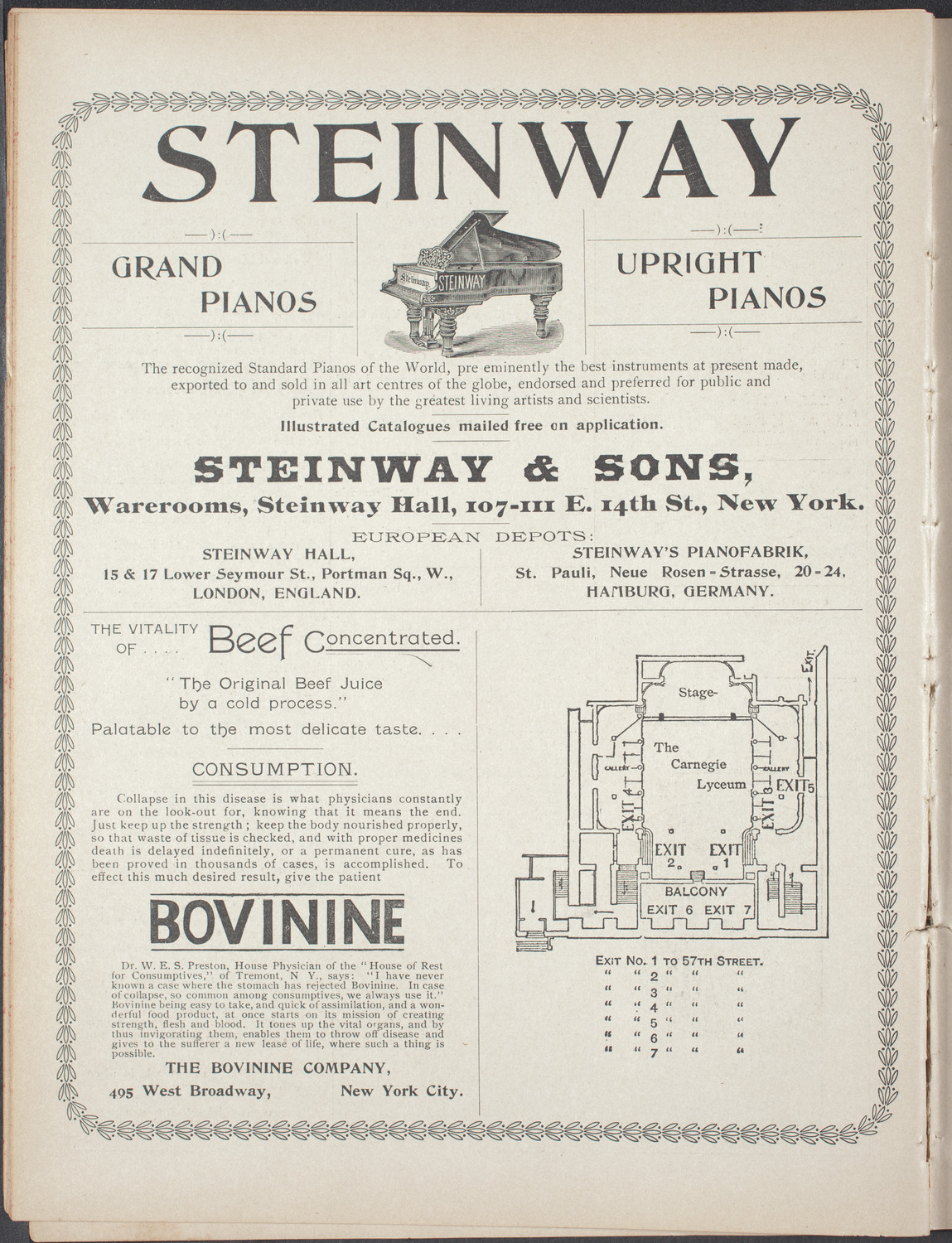 Benefit: Sunnyhour Barefoot Mission, December 1, 1896, program page 8