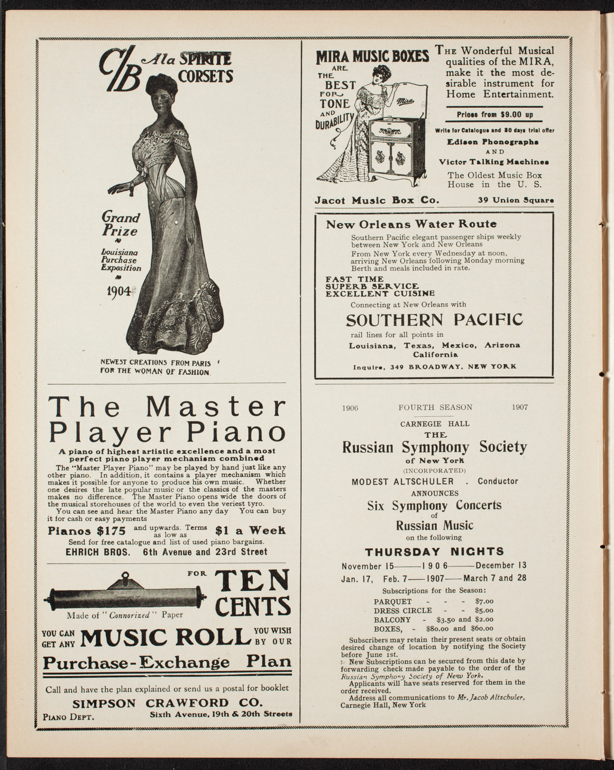 Gaelic Society: Feis Ceoil Agus Seanachas, April 15, 1906, program page 8