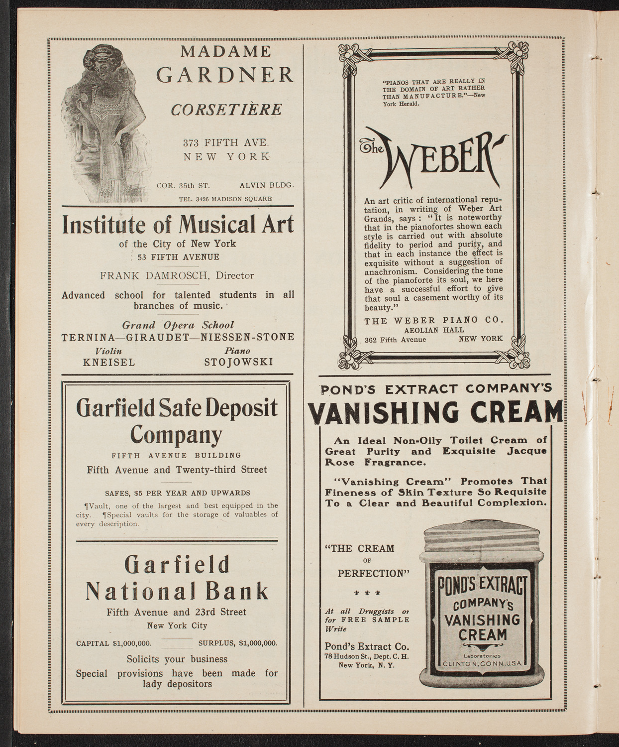 Burton Holmes Travelogue: Paris, February 7, 1910, program page 6