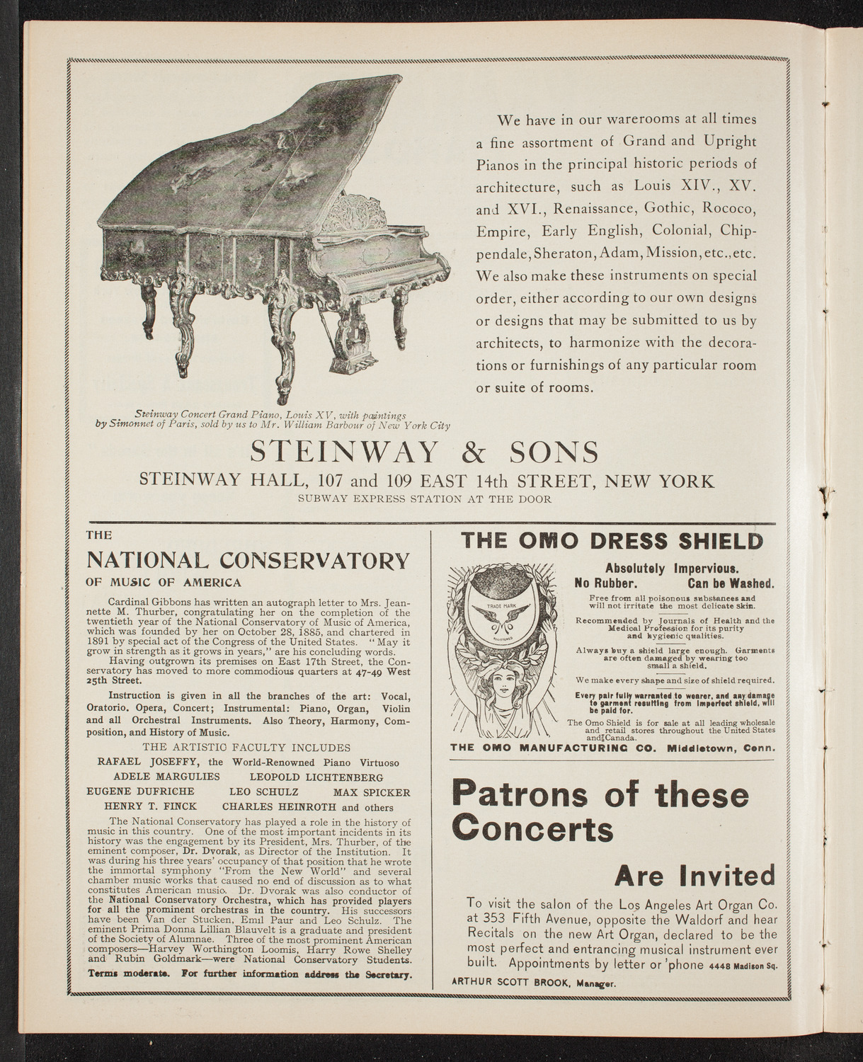 Jan Kubelik, Violin, with the New York Symphony Orchestra, November 30, 1905, program page 4