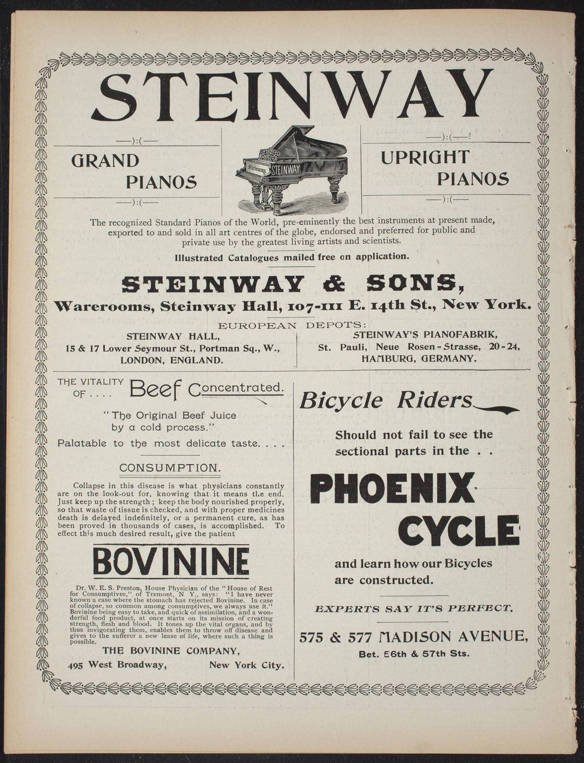 Saturday Morning Conferences on Comparative Literature, February 13, 1897, program page 8