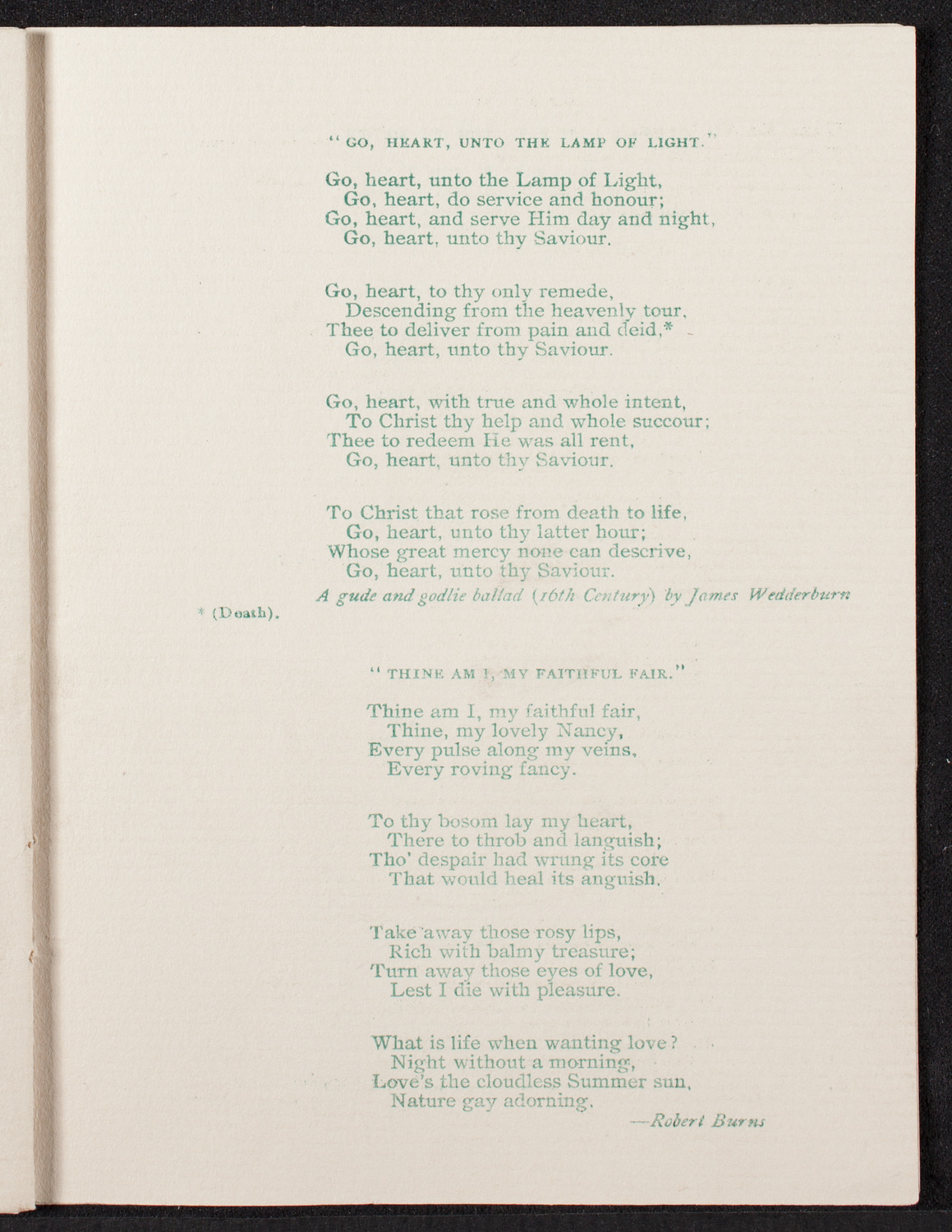 Plunket Greene, February 11, 1896, program page 14