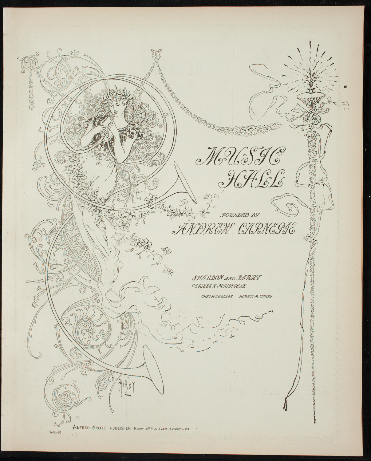 Mendelssohn Glee Club, March 30, 1897, program page 1