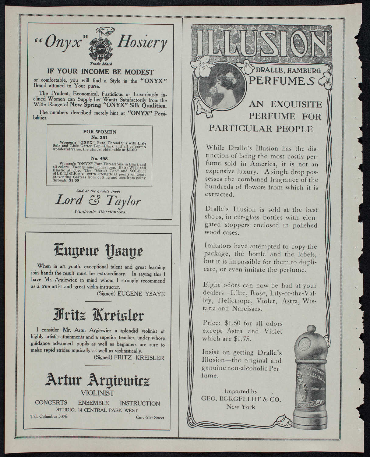 Lecture by Roald Amundsen: The Discovery of the South Pole, January 22, 1913, program page 8