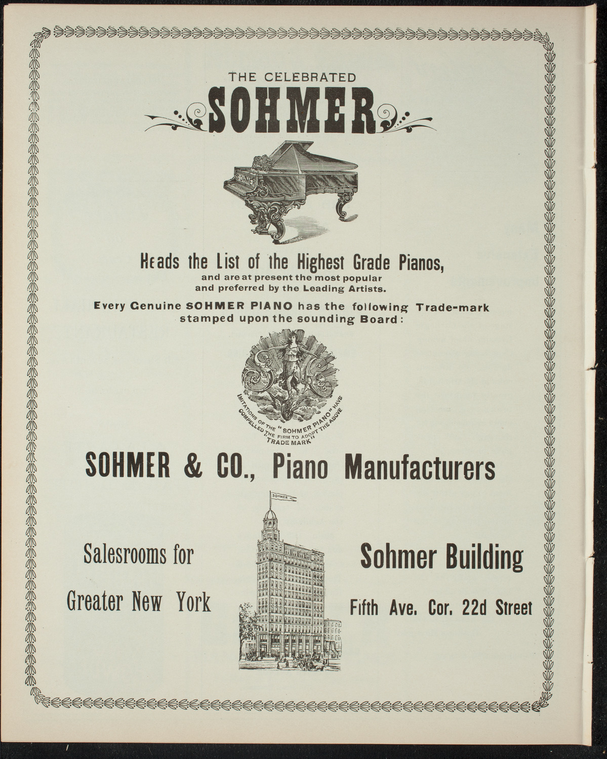 Graduation: New York School of Expression, May 17, 1898, program page 8