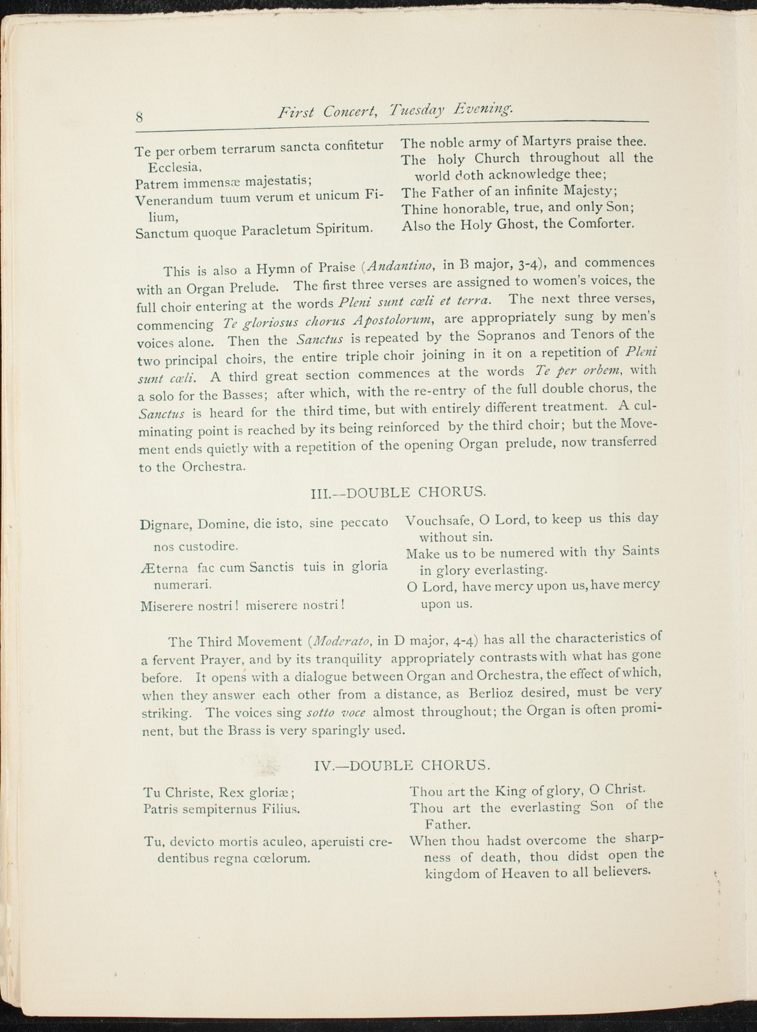 Opening Week Music Festival: Opening Night of Carnegie Hall, May 5, 1891, program notes page 24