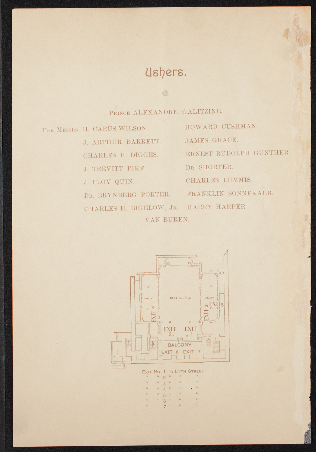 Lillie P. Berg, April 27, 1891, program page 8