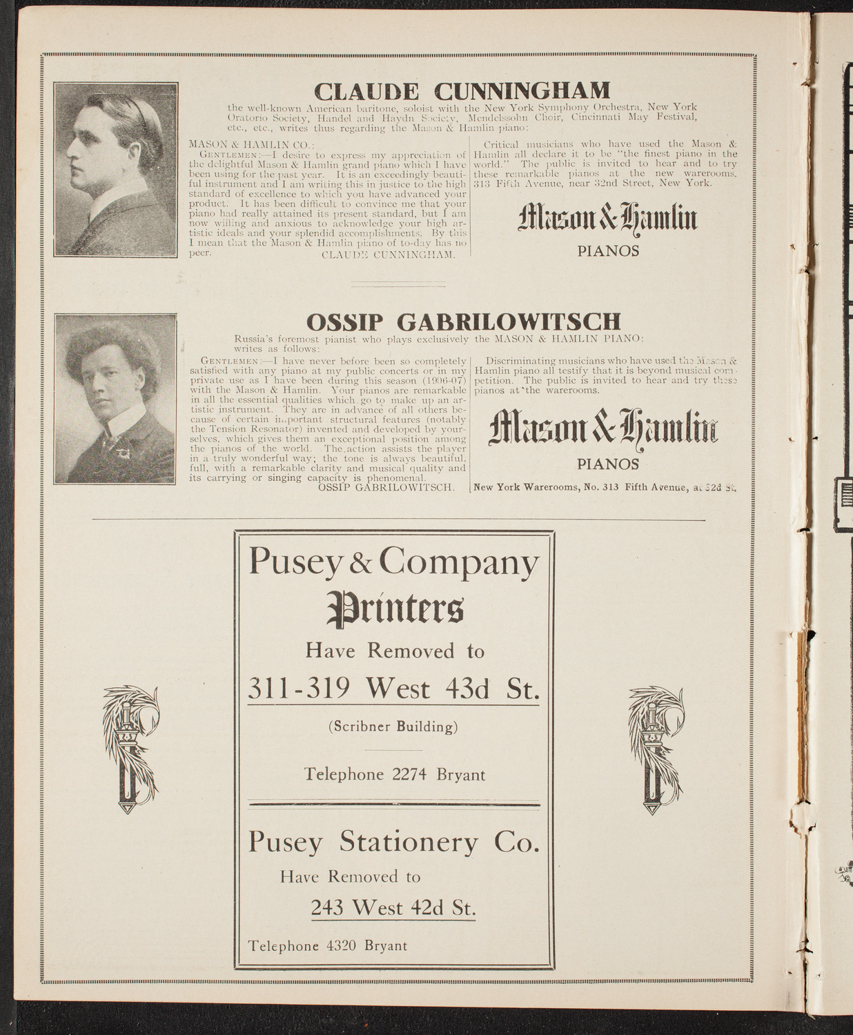 Graduation: New York College of Dentistry, June 6, 1910, program page 10