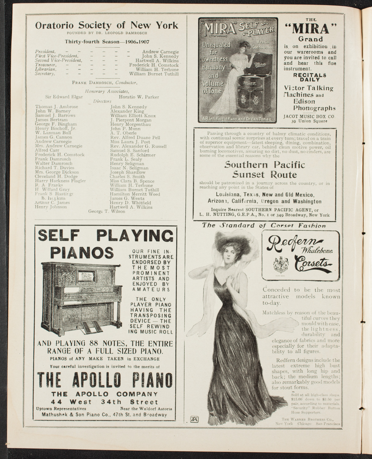 National Arbitration and Peace Congress, April 15, 1907, program page 2