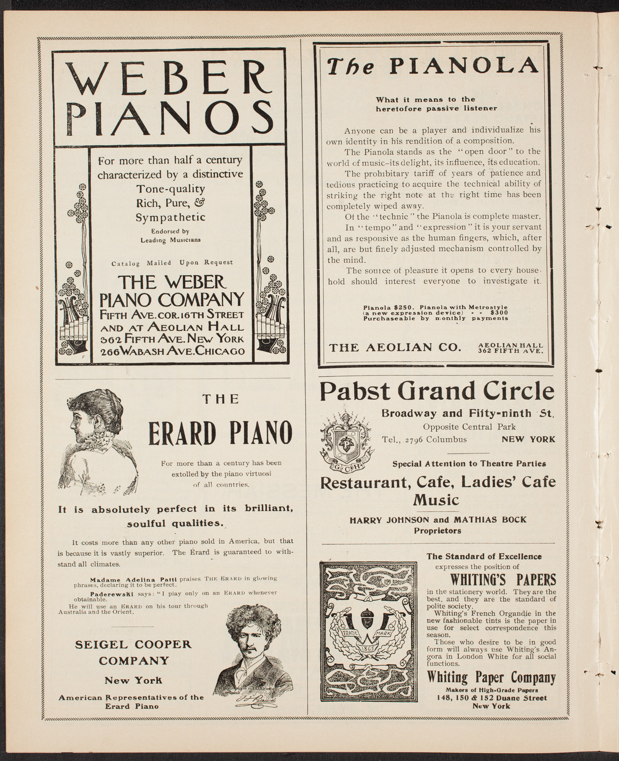 Oratorio Society of New York, December 30, 1903, program page 7