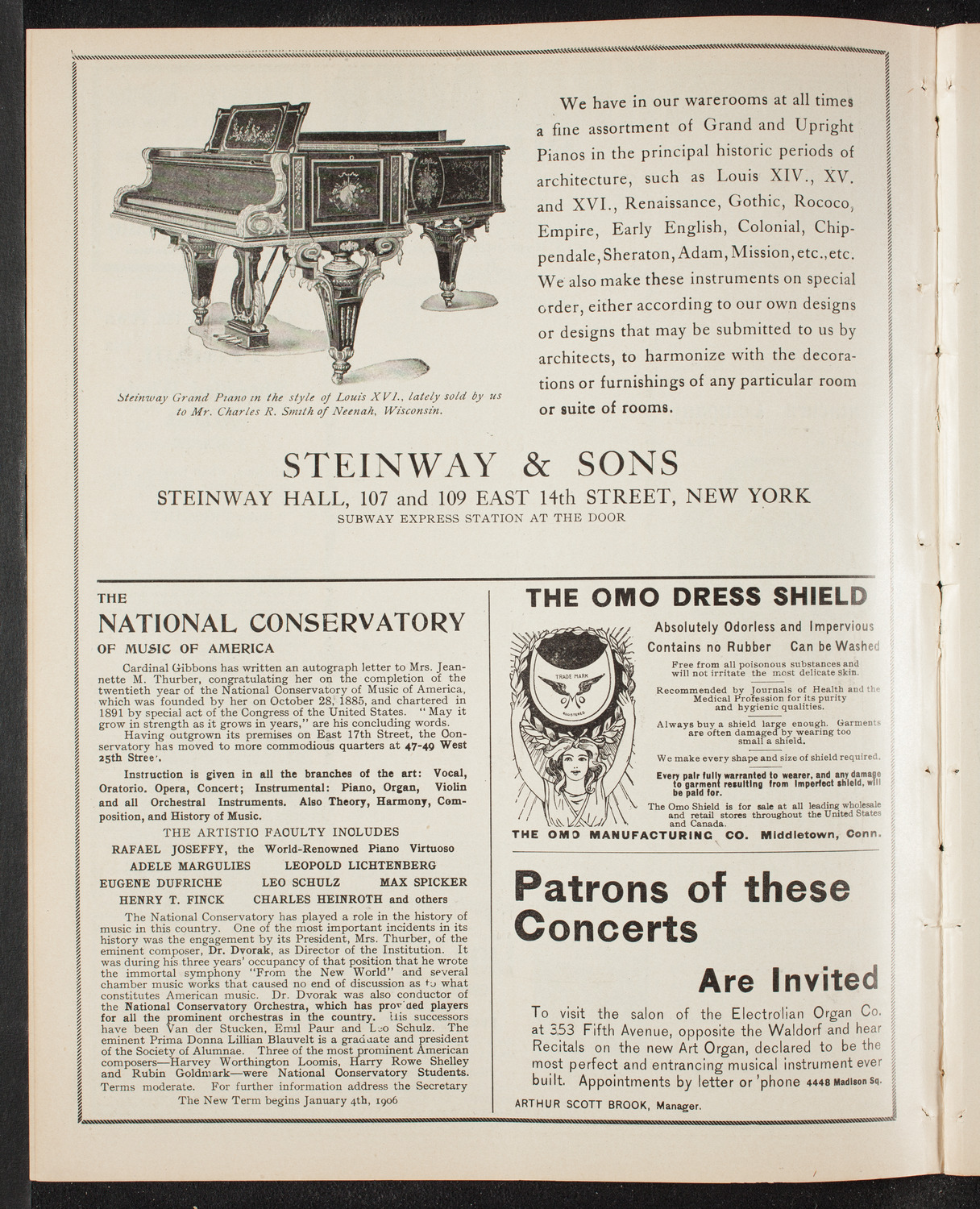 Russian Symphony Society of New York, January 27, 1906, program page 4