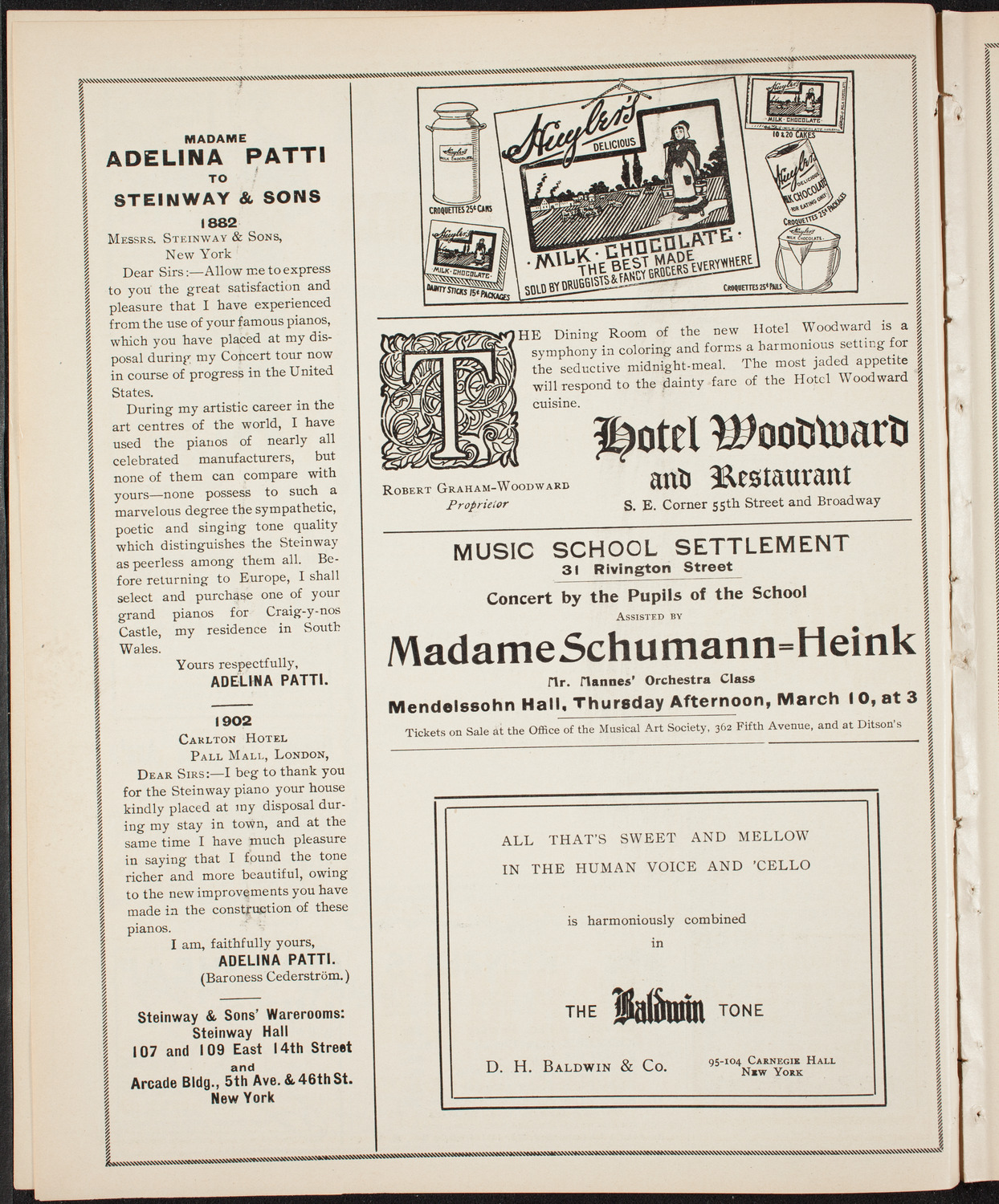 Symphony Concert for Young People, February 6, 1904, program page 4