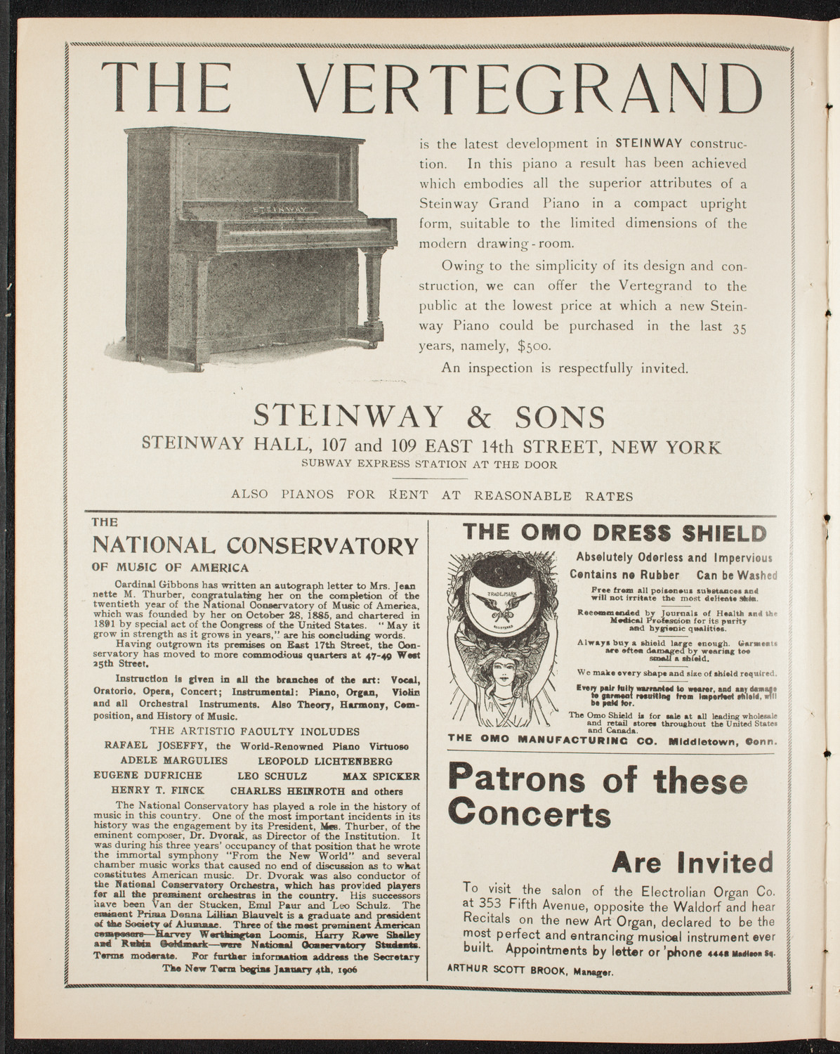 Graduation: College of St. Francis Xavier, June 18, 1906, program page 4