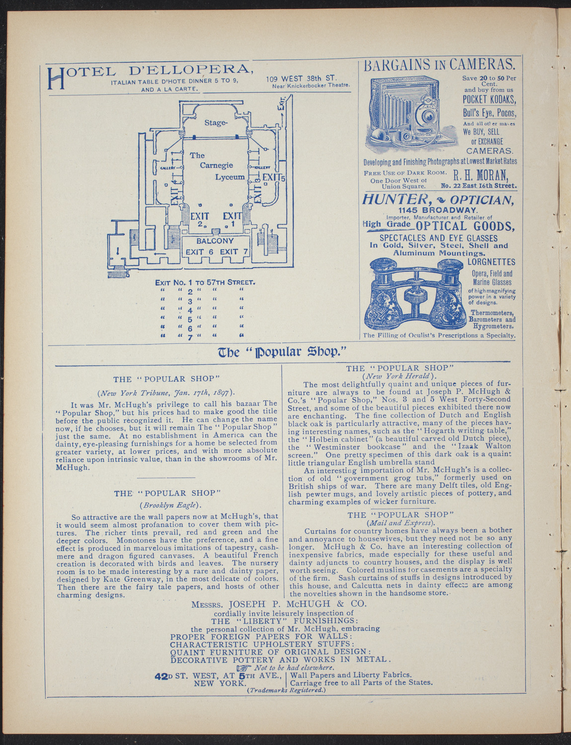 Columbia College Musical Society, February 18, 1897, program page 6