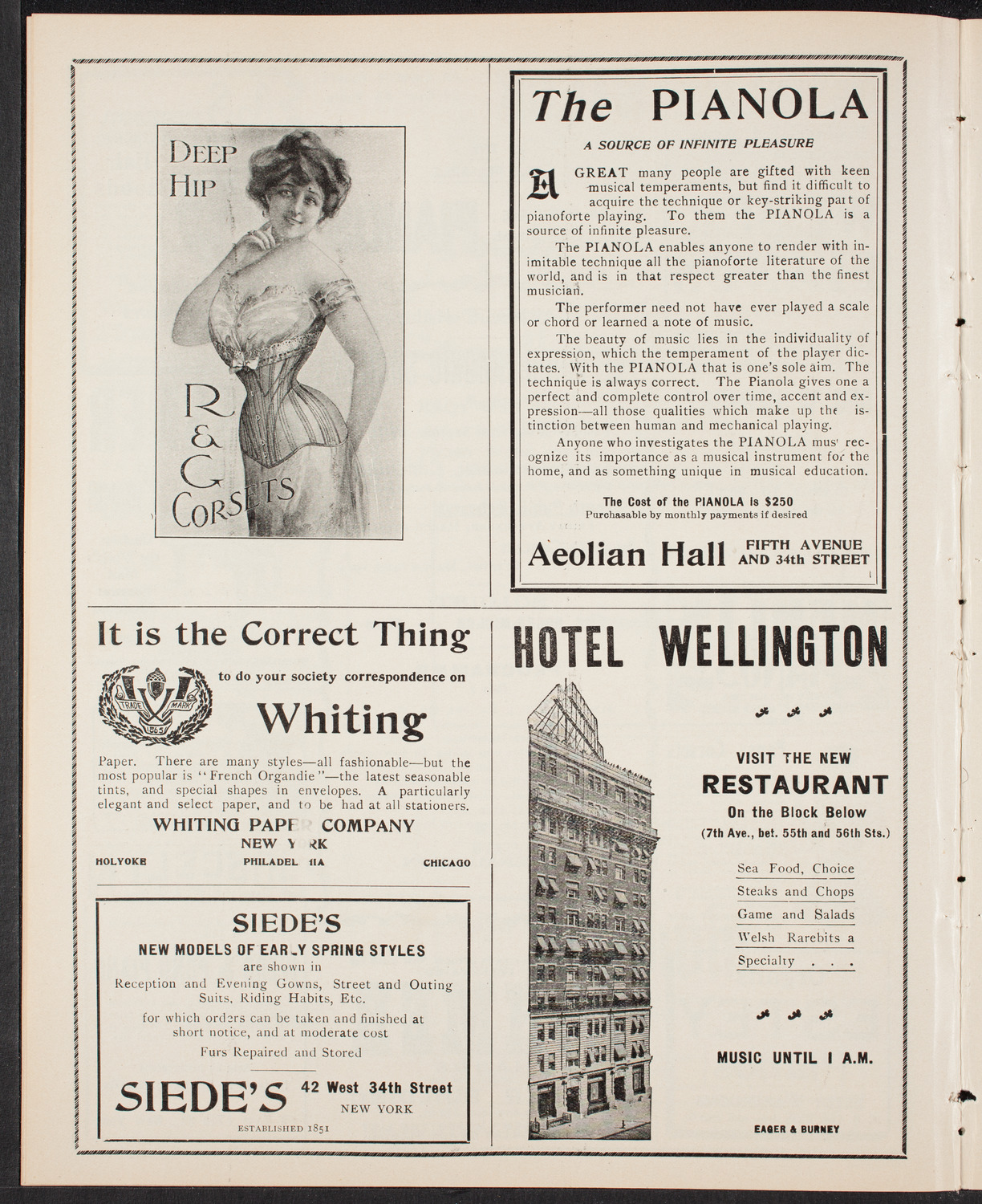 New York Philharmonic, March 13, 1903, program page 6