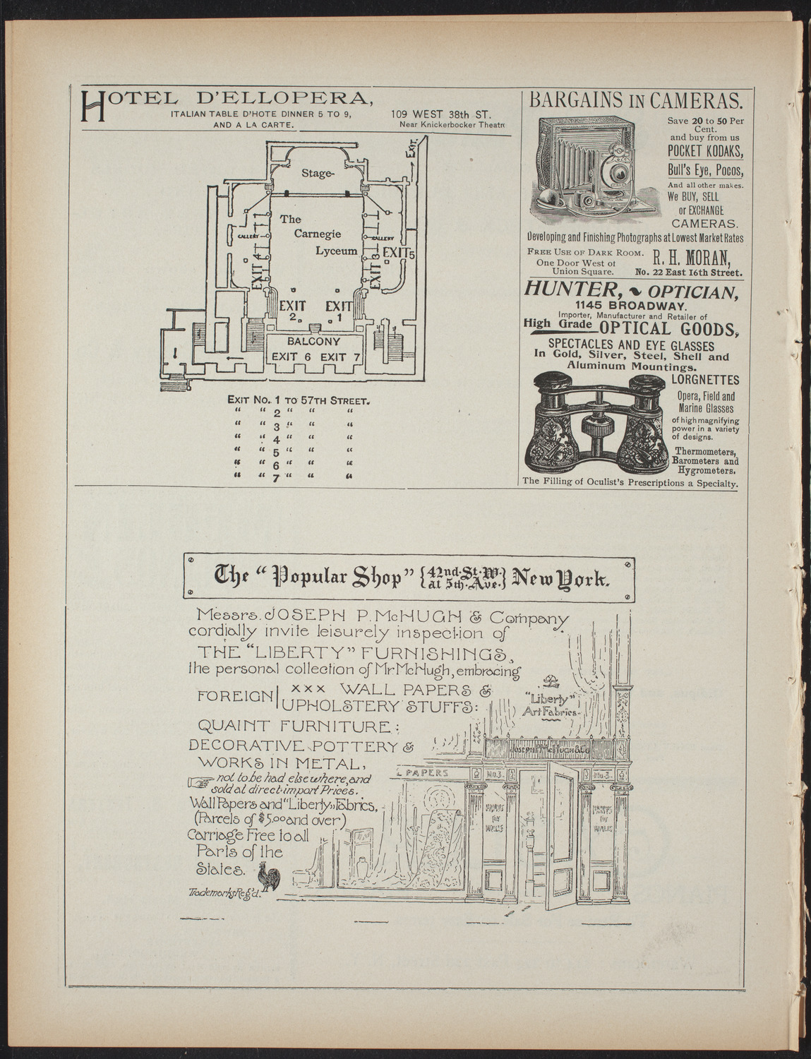 Saturday Morning Conferences on Comparative Literature, March 20, 1897, program page 6