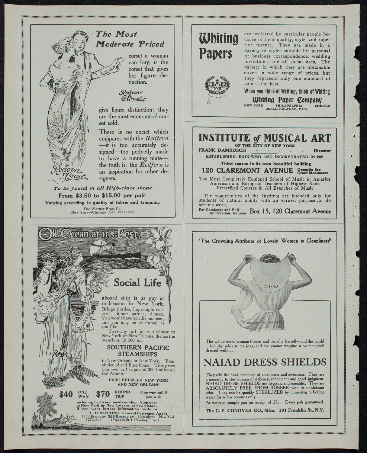 New York Philharmonic, February 28, 1913, program page 2