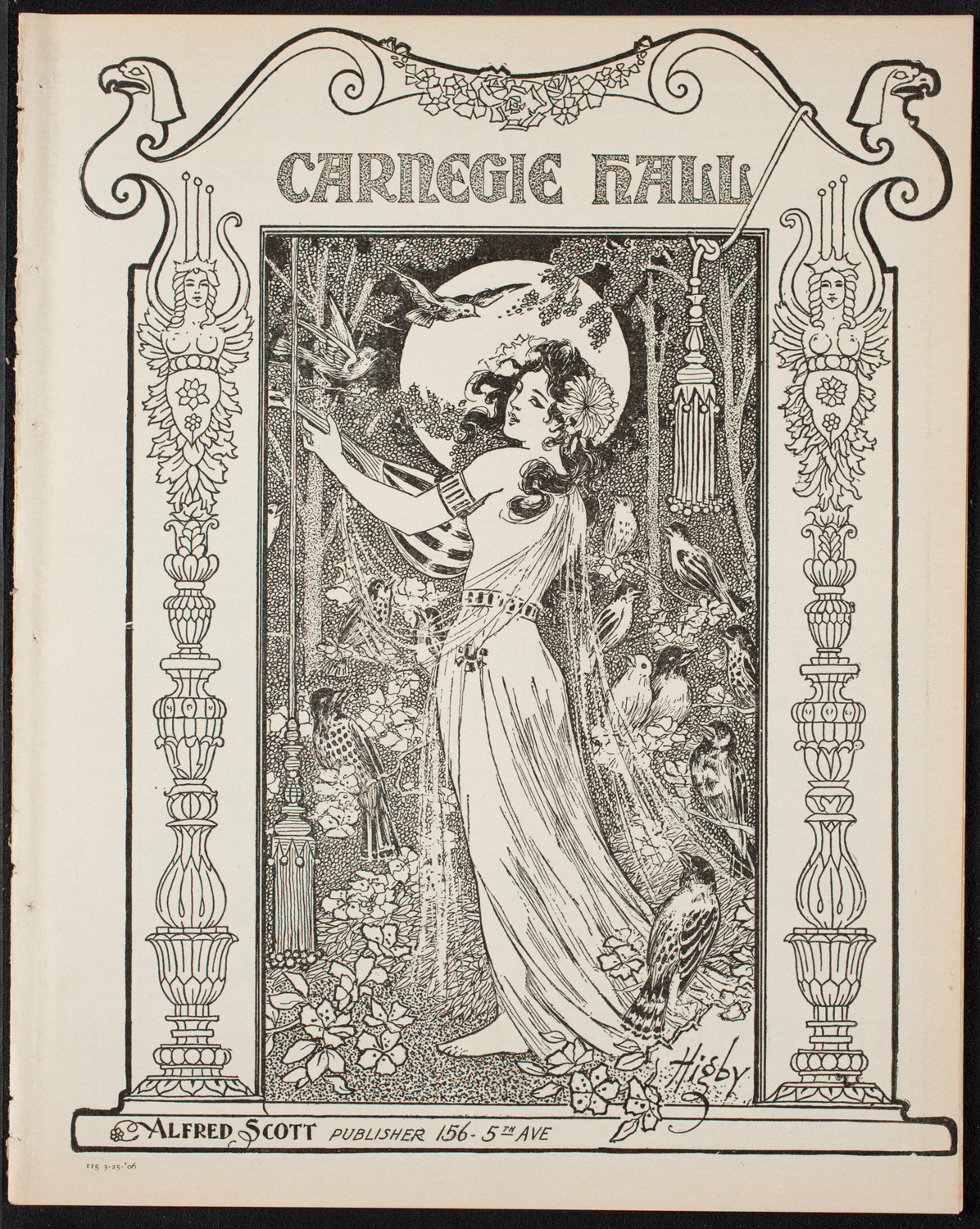 Elmendorf Lecture: Spain, March 25, 1906, program page 1