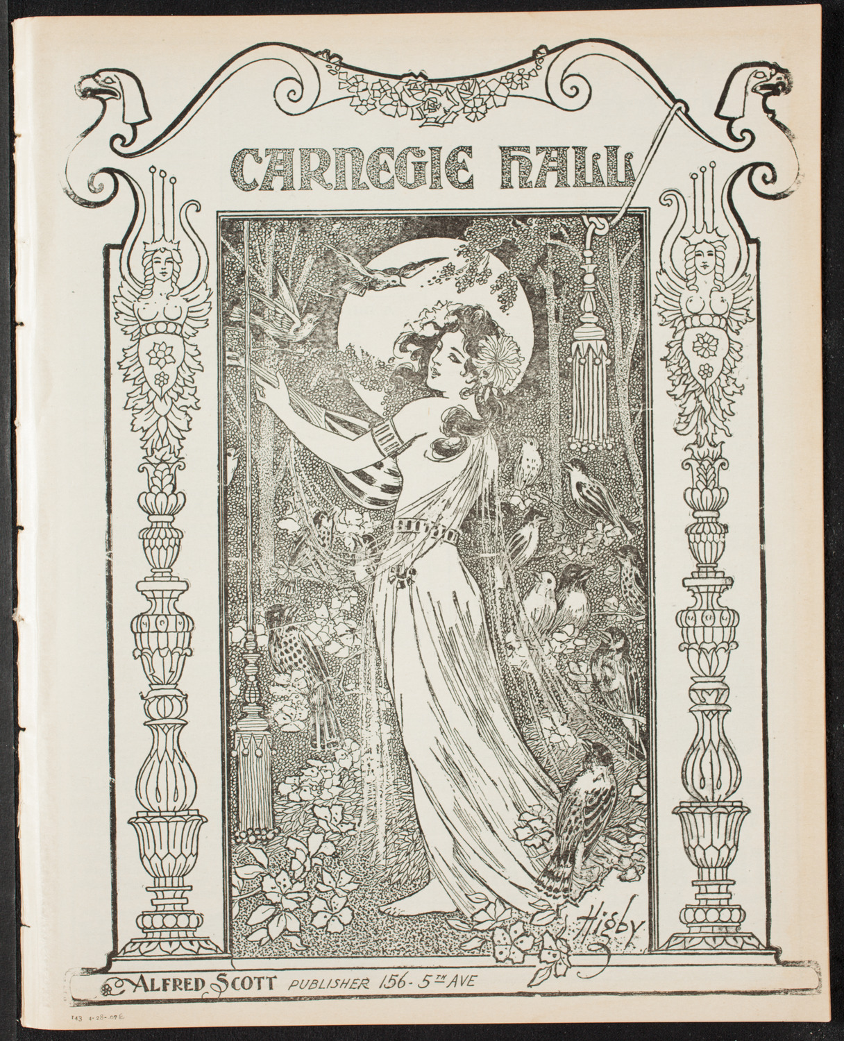 Cathedral School Silver Jubilee Celebration, April 28, 1907, program page 1