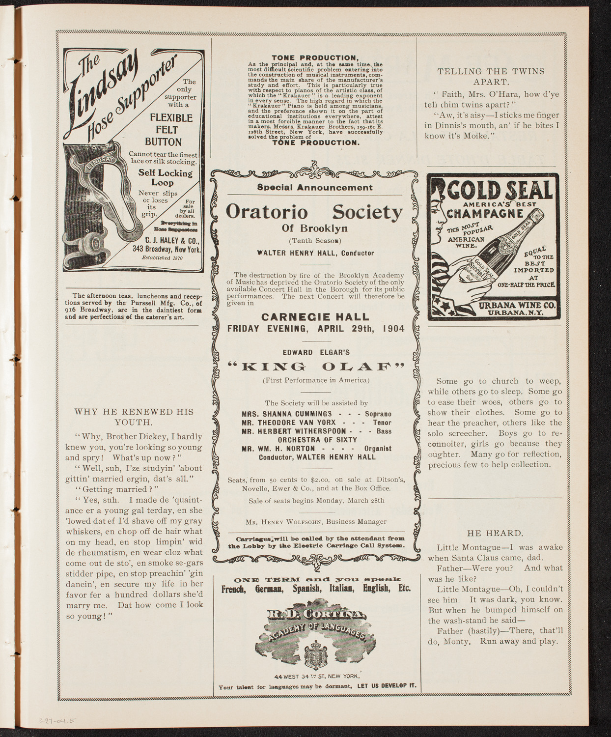 Lecture by Burton Holmes, March 27, 1904, program page 9