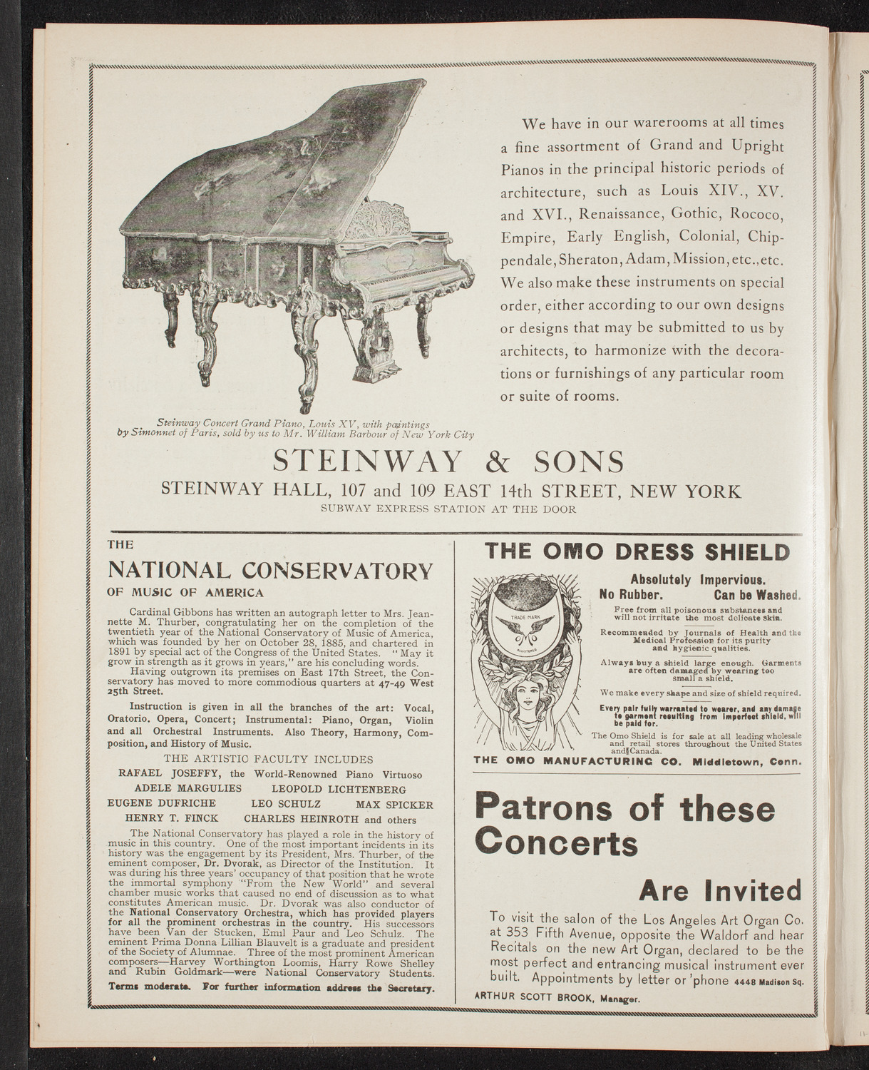 250th Anniversary of the Settlement of the Jews in the United States 1605-1905, November 30, 1905, program page 4