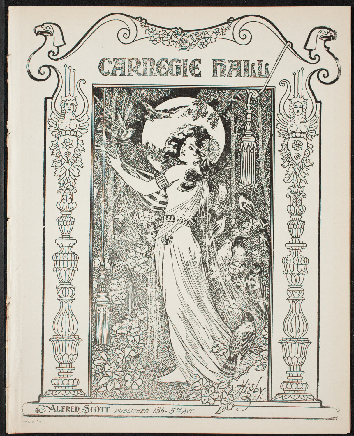 Russian Symphony Society of New York, December 20, 1906, program page 1