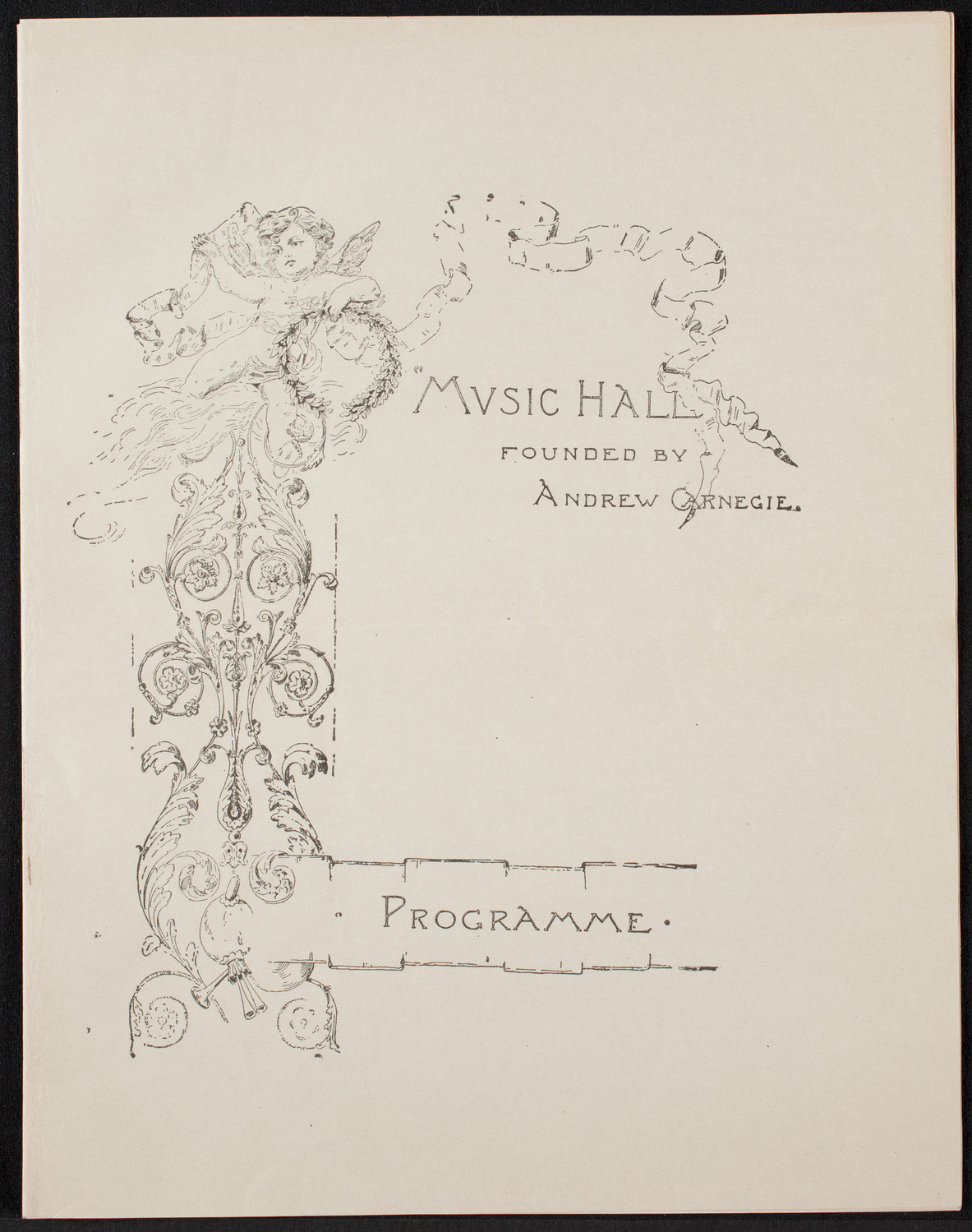 Arthur Hochmann and Arthur Hartmann, April 2, 1892, program page 1