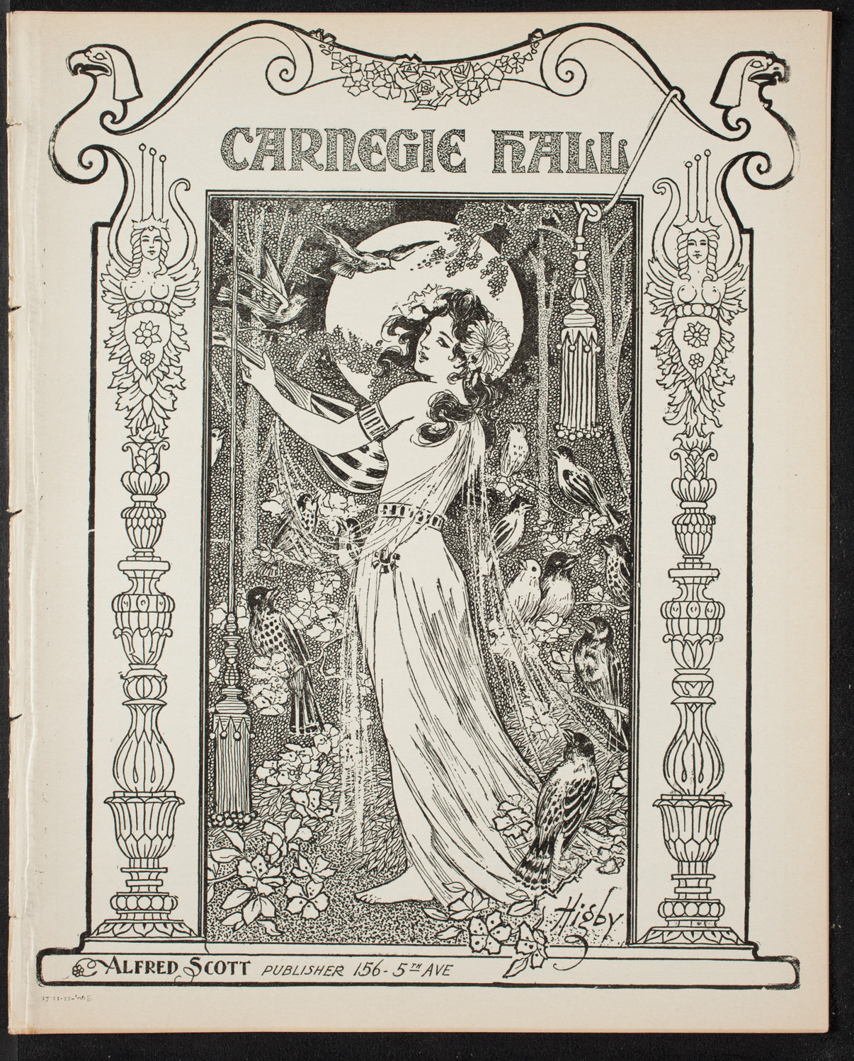 Elmendorf Lecture: Quaint Holland, November 11, 1906, program page 1